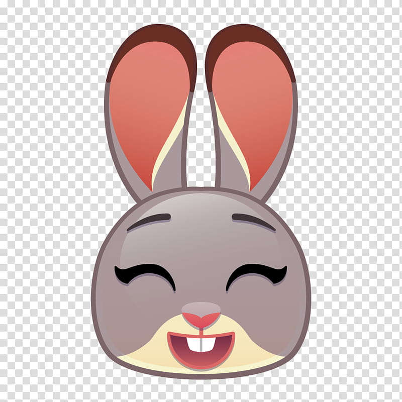 Judy Hopps emoji transparent background PNG clipart