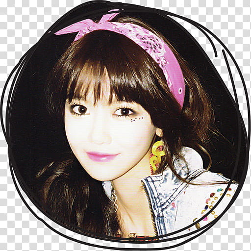 Sooyoung IGAB Circle Lines Folder Icon , Sooyoung , Im Yoon-ah transparent background PNG clipart