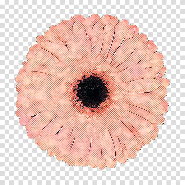 pink gerbera eye flower plant, Pop Art, Retro, Vintage, Petal transparent background PNG clipart