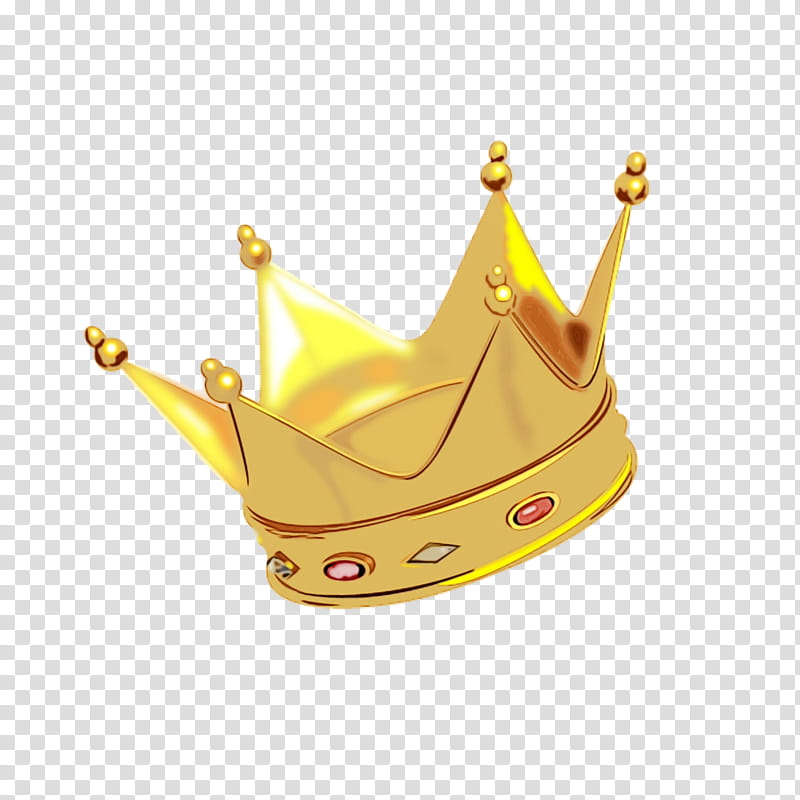 King Crown, Coroa Real, Silhouette, Prince, Imperial Crown Of India,  Monarch, Yellow, Metal transparent background PNG clipart