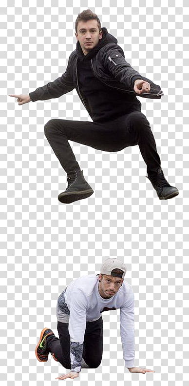 Tyler and Josh Jumping transparent background PNG clipart