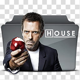 TV Series Folder Icons, Dr House x transparent background PNG clipart