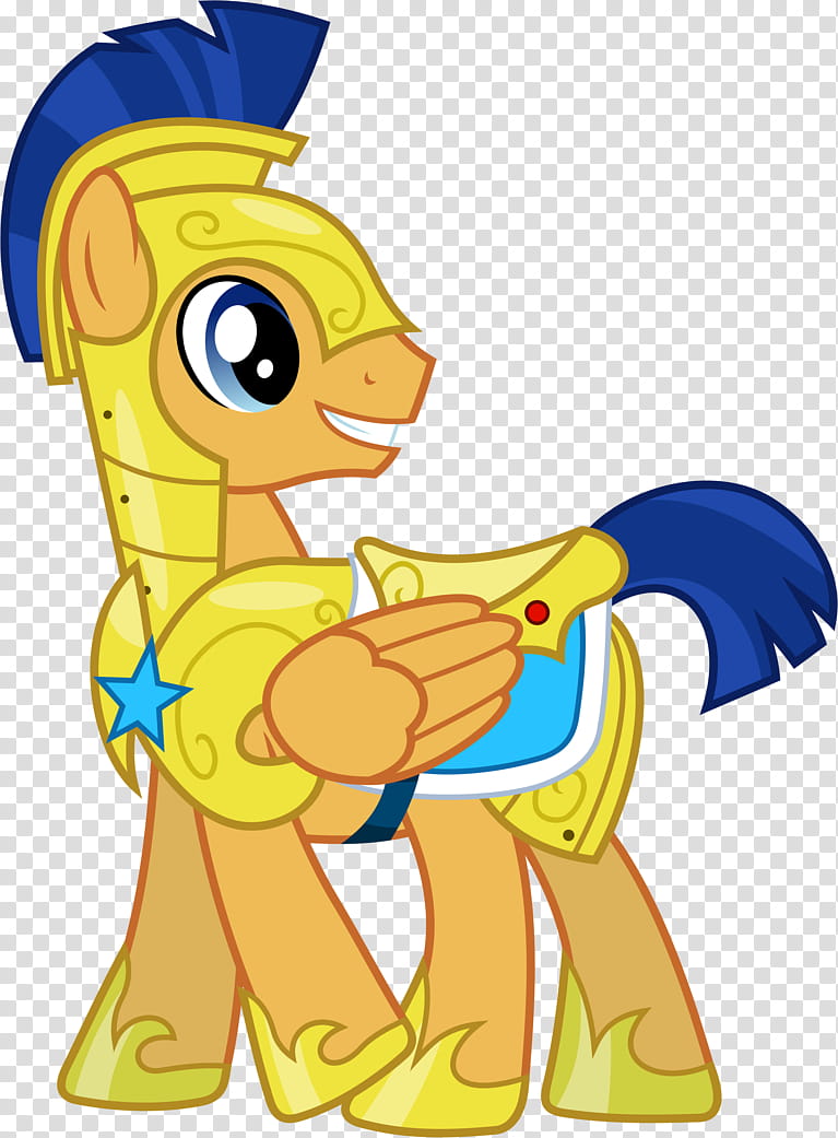 Flash Sentry, orange My Little Pony character illustration transparent background PNG clipart