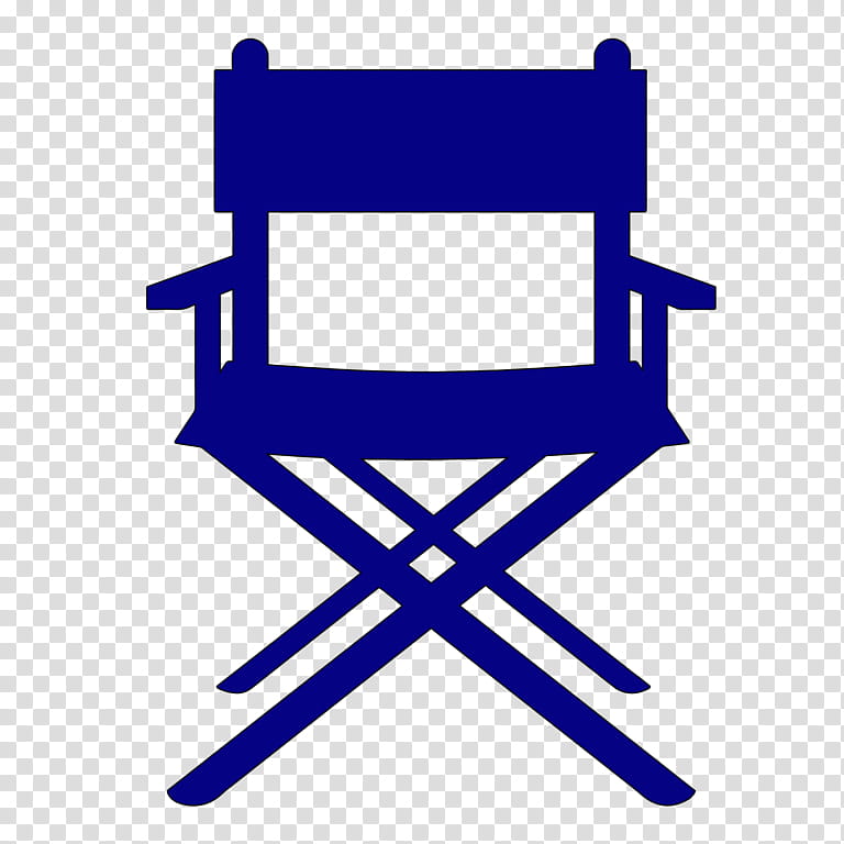 graphy Logo, Directors Chair, Film, Film Director, Drawing, Furniture, Line, Electric Blue transparent background PNG clipart