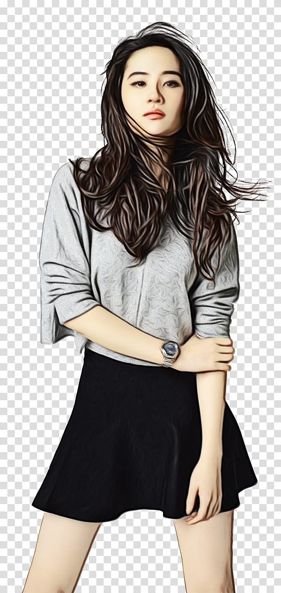 Hair, Liu Yifei, Actor, Singer, Four, grapher, Model, Huang Xiaoming transparent background PNG clipart