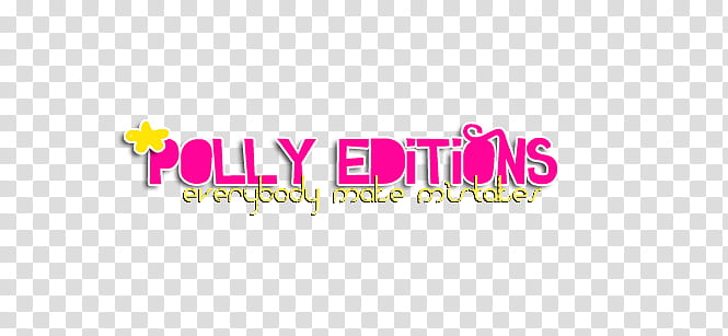 Texto Polly Editions transparent background PNG clipart