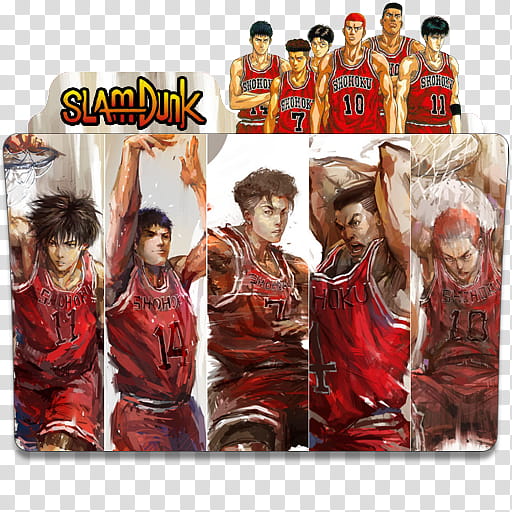 Anime Icon Pack , Slam Dunk transparent background PNG clipart