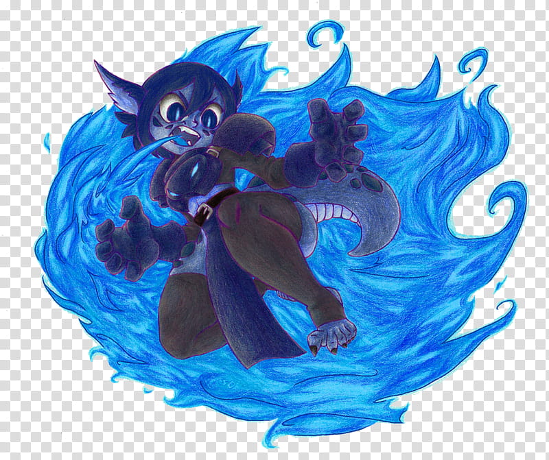 Blue Fire, Cat, Drawing, Dragon, Fan Art, Flame, Pencil, Cartoon transparent background PNG clipart