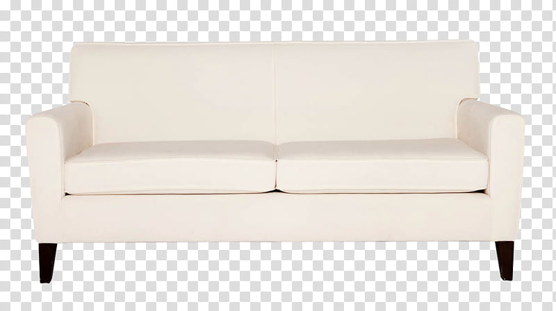 beige fabric -seat sofa transparent background PNG clipart