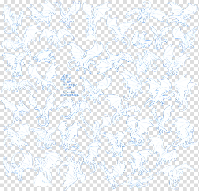Free dragon poses transparent background PNG clipart