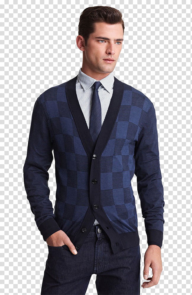 Sean O Pry, man in blue blazer and white collared shirt transparent background PNG clipart