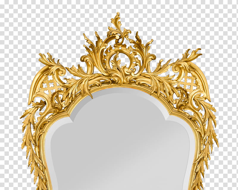 Gold Frames, Frames, Mirror, Louis Quinze, Table, Round Beveled Mirror, Gold Leaf, Rococo transparent background PNG clipart