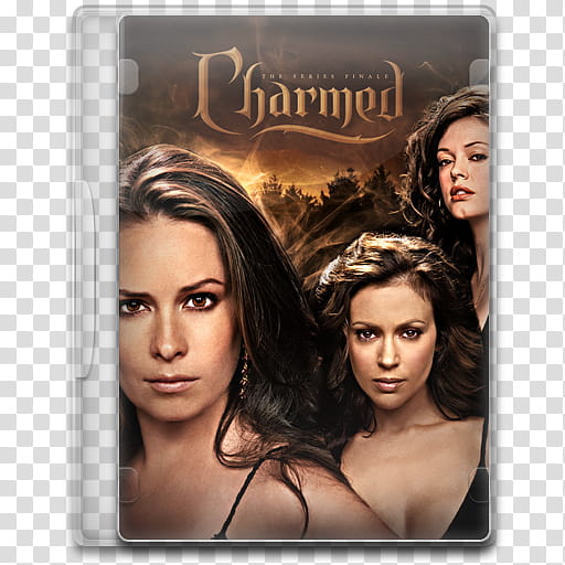 TV Show Icon , Charmed, Charmed DVD case art transparent background PNG clipart