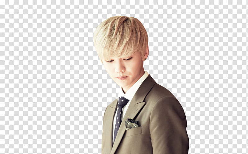 RENDER EXO LUHAN FOR MCM , man in black pecked lapel suit jacket transparent background PNG clipart