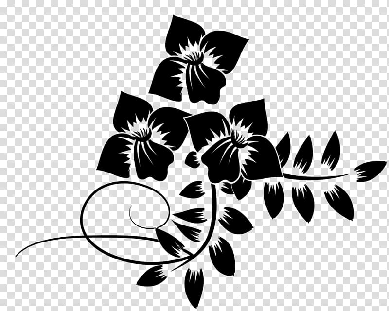 flower silhouette png