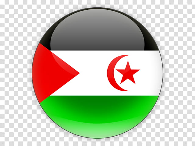 Flag, Western Sahara, Flag Of Western Sahara, World, Circle, Symbol transparent background PNG clipart