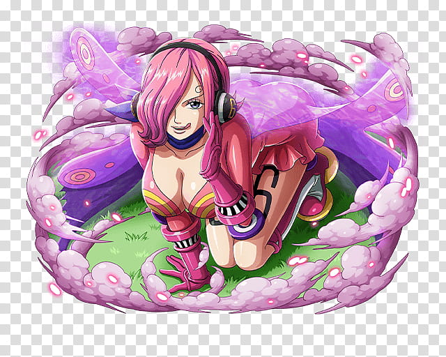 Reiju Vinsmoke AKA Poison Pink, Onepiece character transparent background PNG clipart