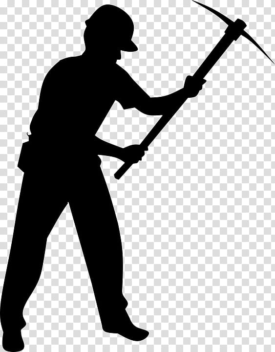Silhouette Solid Swinghit, Laborer transparent background PNG clipart