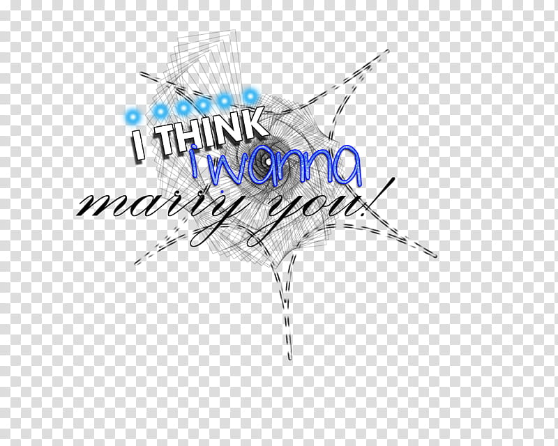 Marry You, i think wanna marry you! text transparent background PNG clipart
