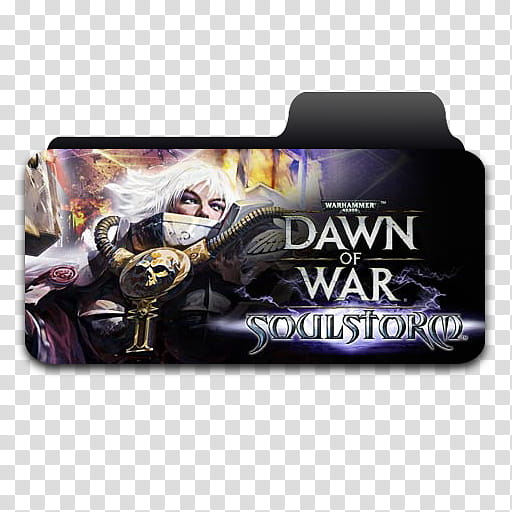 Game Folder Icon Style  , Dawn of War, Soulstorm transparent background PNG clipart