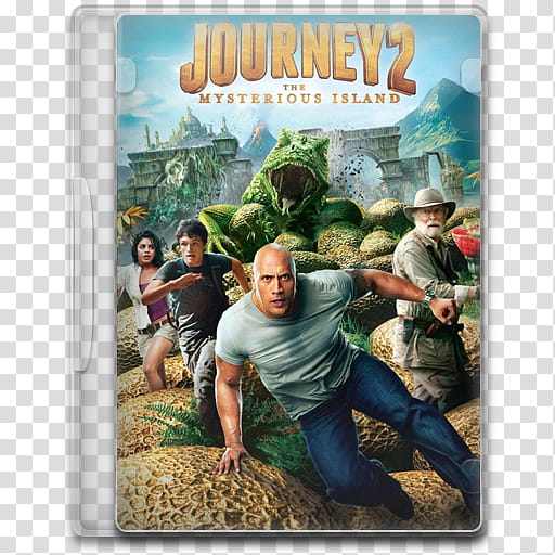 Movie Icon Mega , Journey , The Mysterious Island, Journey  the Mysterious Island DVD case transparent background PNG clipart