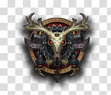 World of Warcraft Dock Icons, Huntard, World of Warcraft Hunter Crest transparent background PNG clipart