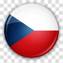 Flag Icons Europe, CzechRepublic transparent background PNG clipart