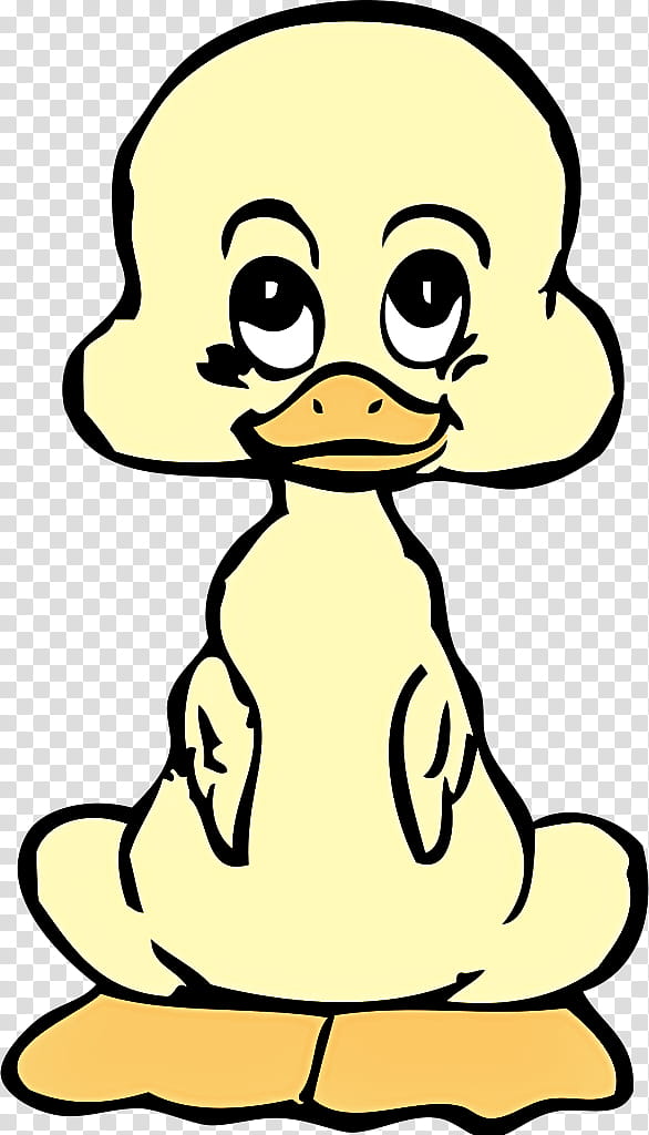 cartoon facial expression ducks, geese and swans duck yellow, Cartoon, Ducks Geese And Swans, Head, Nose, Line Art, Bird transparent background PNG clipart