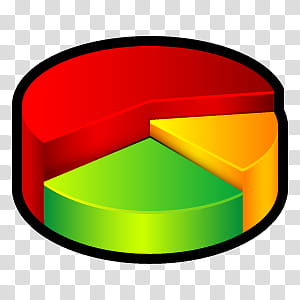 Sleek XP Basic Icons, Statistics, red, yellow, and green, diagram illustration transparent background PNG clipart