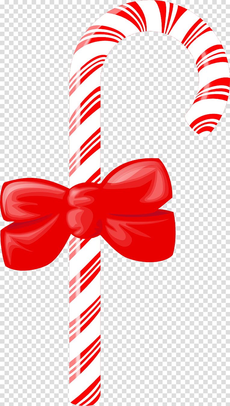 Christmas Accessories, red and white candy cane close-up graphy transparent background PNG clipart