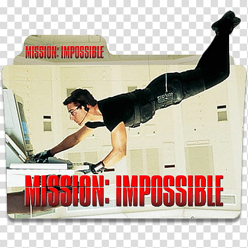 Mission Impossible  Folder Icon transparent background PNG clipart
