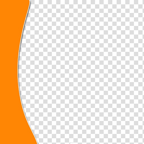 Ondas, orange border transparent background PNG clipart
