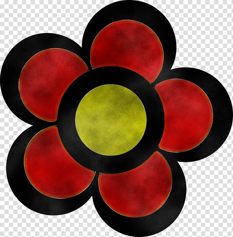 red circle petal plate coquelicot transparent background PNG clipart