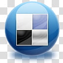 The Spherical Icon Set, del.ico.us, square in blue, white, and black circle art transparent background PNG clipart