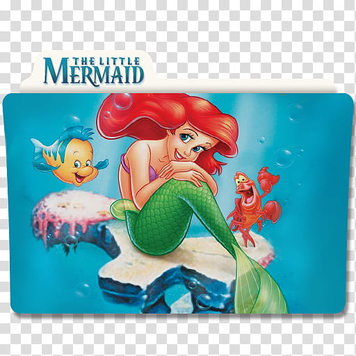 TV Show Icons, LittleMermaid-JJ, The Little Mermaid illustration transparent background PNG clipart