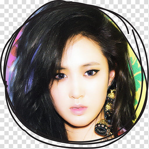 Yuri IGAB Circle Lines Folder Icon , Yuri , women's black and gold-colored earring transparent background PNG clipart