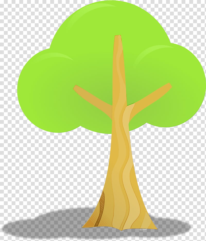 Oak Tree Leaf, Willow, Shade Tree, Green, Cartoon, Yellow, Woody Plant, Symbol transparent background PNG clipart