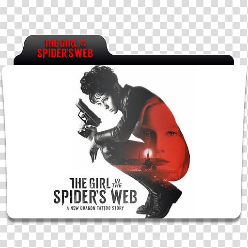 The Girl In The Spiders Web  Folder Icon, The Girl In The Spiders Web () Folder Icon V transparent background PNG clipart