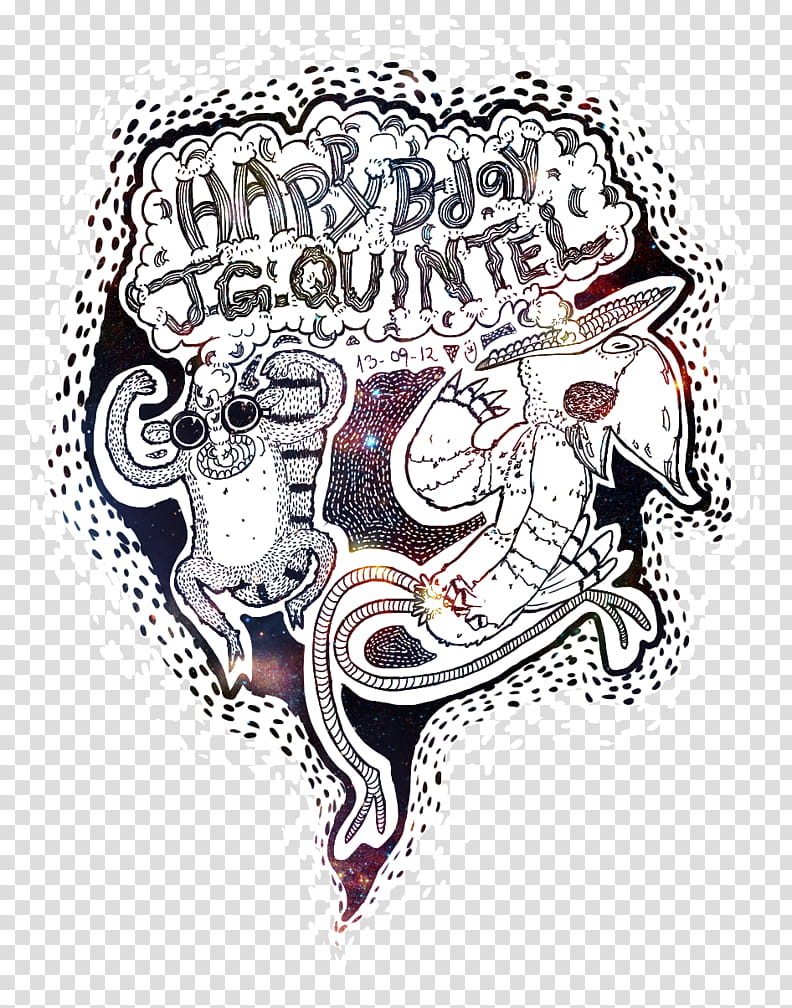 Happy B-Day JG Quintel transparent background PNG clipart