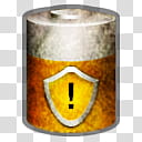 Human O Grunge, battery-caution icon transparent background PNG clipart