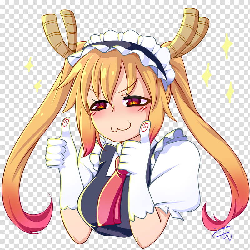 Tohru giving likes. transparent background PNG clipart