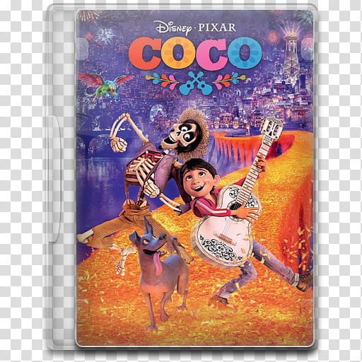 Movie Icon , Coco, Disney Pixar Coco movie case transparent background PNG clipart