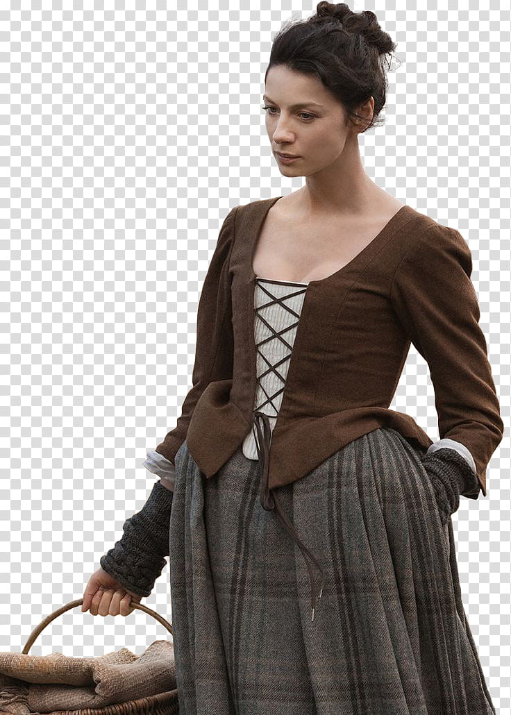 Claire Fraser With Basket transparent background PNG clipart