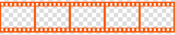 orange film strip illustration transparent background PNG clipart