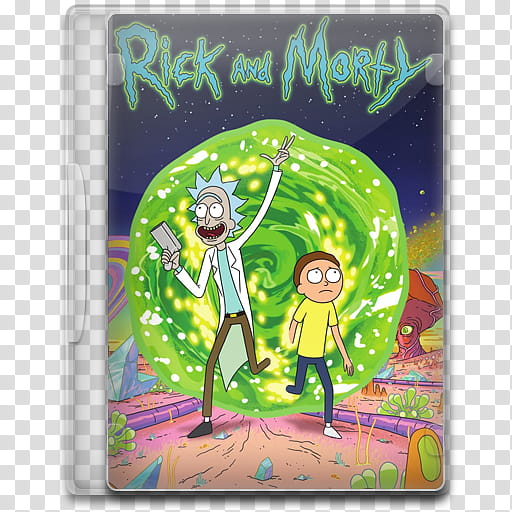 TV Show Icon Mega , Rick and Morty, Rick and Morty movie case transparent background PNG clipart