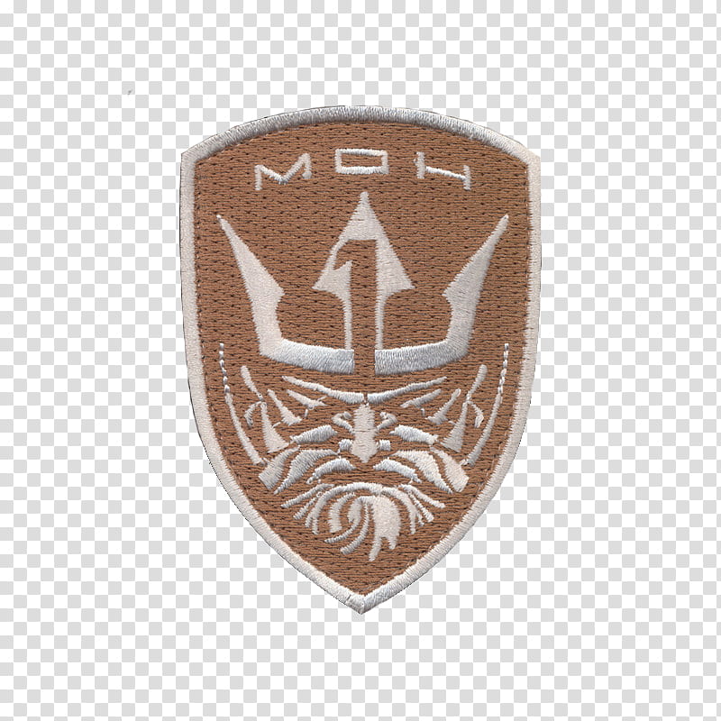 Medal of Honor Morale Patches, brown and gray patch illustration transparent background PNG clipart