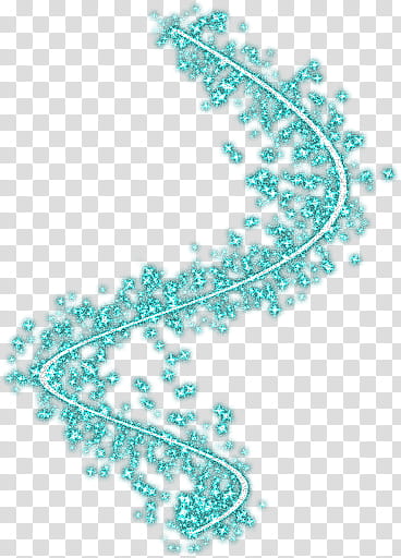 GLITTERFiosDeLuz, teal and white lines with glitters illustration transparent background PNG clipart