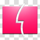 Magic Finder, pink Apple Mac logo transparent background PNG clipart