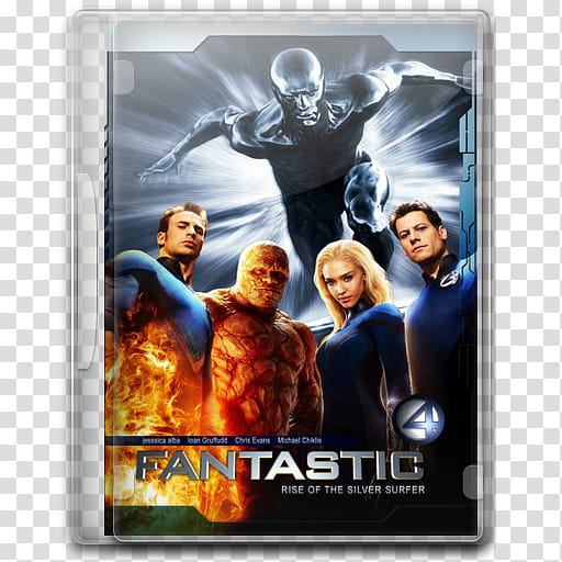 Fantastic Four Rise Of The Silver Surfer Main , Fantastic Four ROTSS  transparent background PNG clipart