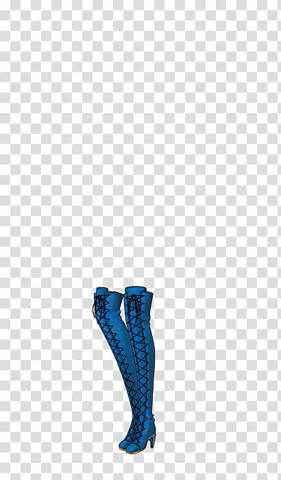 Bases Y Ropa de Sucrette Actualizado, blue thigh boots transparent  background PNG clipart | HiClipart